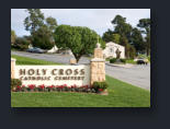 Funeral Videography Holy Cross Catholic Cemetery Entrance